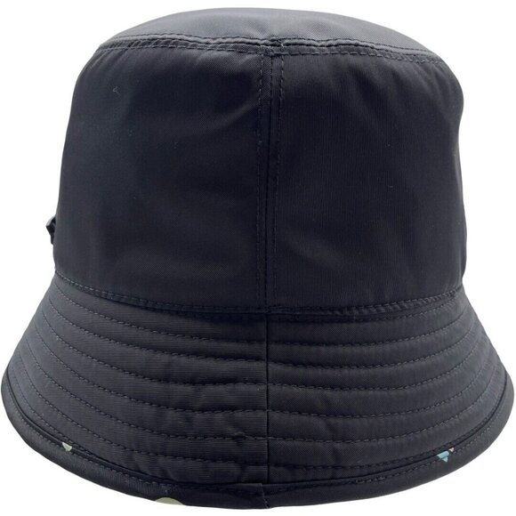 Authentic PRADA Bucket Hat Size:S IHC137 Black Nylon #36635444 - Picture 4 of 12